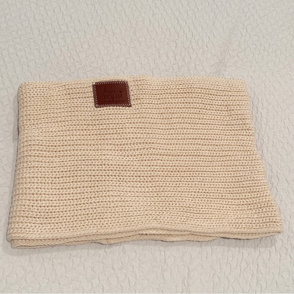 🏷️ Love Your Melon Natural Cotton Knit Infinity Scarf - Picture 1 of 5